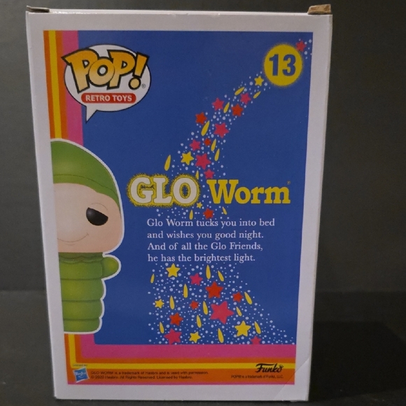 Funko Pop! Retro Toys Glo Worm Green Vinyl Figure - Picture 4 of 7